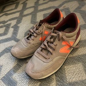 J crew x new balance 620 pink/tan